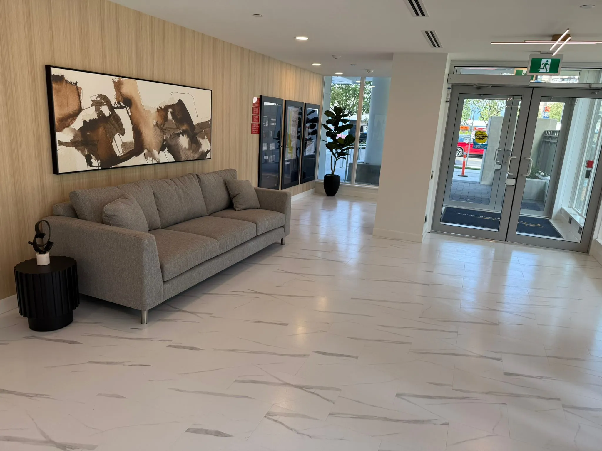 Professional cleaning team at work